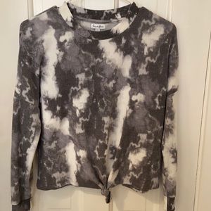 Lover Five Gray & White light Fleece Girls L